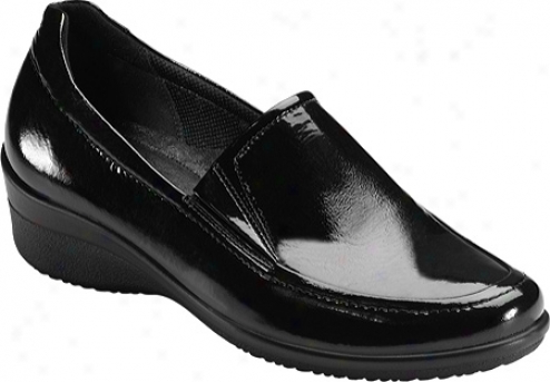 Ecco Corse Slip On (women's) - Black Samoa Patent