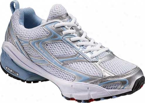 Ecco Rxp 3080 (women's) - Silver/white/blhe Bell Synthetic/textile/synthetic