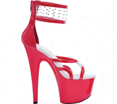 Ellie Enya-709 (women's) - Red/claer Plastic