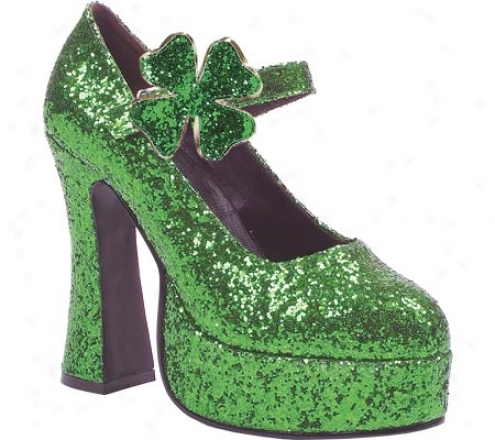 Eklie Lucky-557 (women's) - Green Glitter