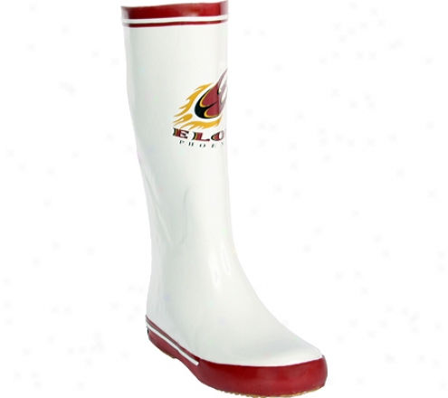 Fanshoes Elon University Rjbber Boot (women's) - White