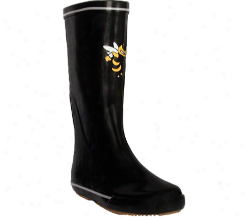 Fanshoes Georgia Tech Rubber Boot (women's) - Black