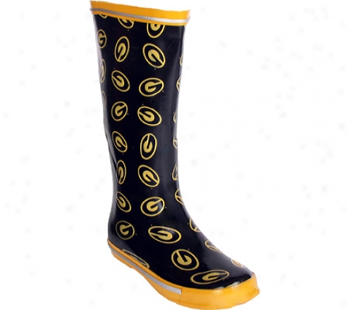 Fanshoes Grambling State University Rubber Boot (women's) - Black