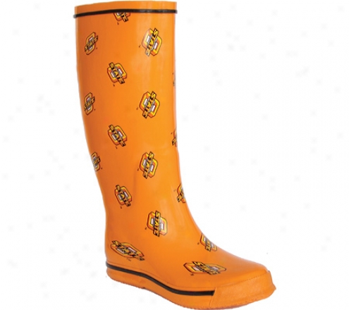 Fanshoes Oklahoma Stat3 University Caoutchouc Boot (women's) - Orange