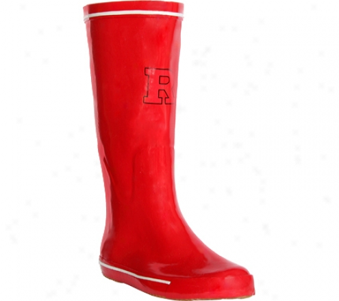 Fansboes Rutgers University Rubber Boot (wonen's) - Red