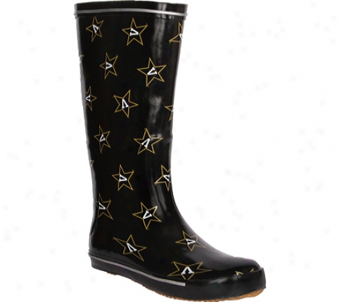 Fanshoes Vanderbilt University Rubber Boot (women's) - Black