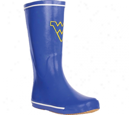 Fanshoes West Virginia University Rubber Boot (women's) - Blue