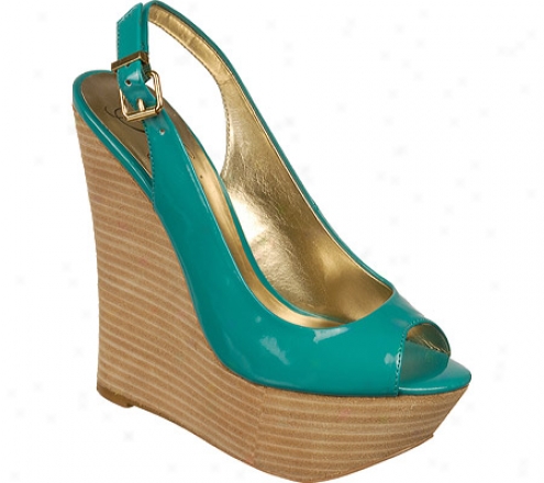 Fergie Footwear oBnita Too (omen's) - Turquoise Patent Polyurethane