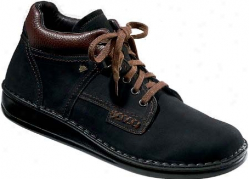 Finn Comfort Linz - Black Nubuck/brown Leather