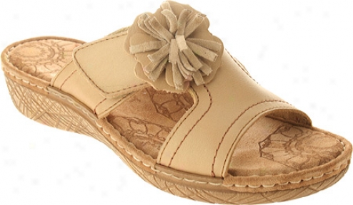 Fly Flot Celebrity (women's) - Beige Leather