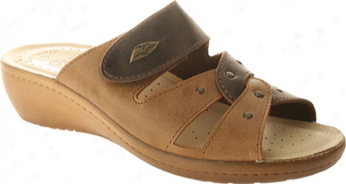 Fly Flot Moon (women's) - Tan/brown Combo Leather