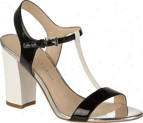 Franco Sargo Jaunt (women's) - Black/white Patent Leather