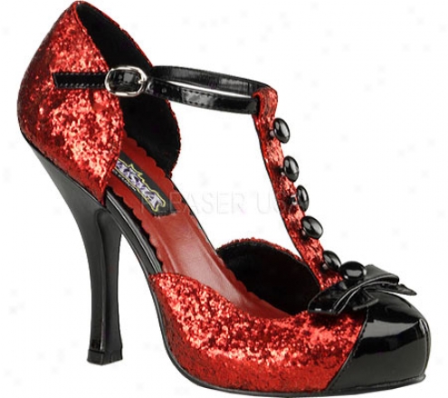 Funtasma Festive 10g (women's) - Red Glitter/black Patent