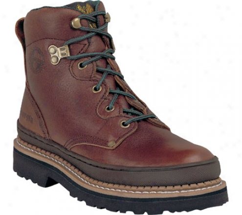 "georgia Boot G33 6"" Safey Toe (women's) - Soggy Brown Full Grain Leather"