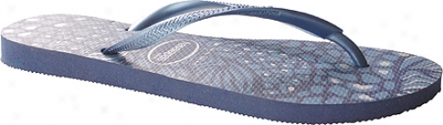 Havaianas Slim Animals (women's) - Navy