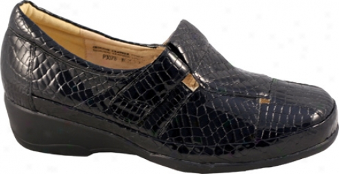 Hoopoe Michelle (women's) - Black Croc