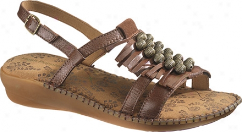 Hush Puppies Laze Sling (women's) - Brown Leather