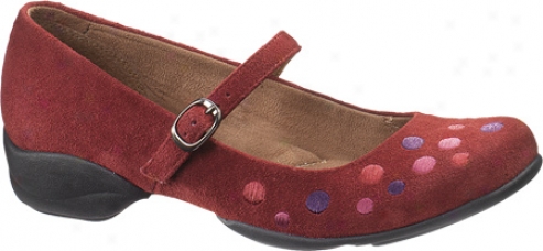 Hush Puppies Nazpar (women's) - Dark Red Suede