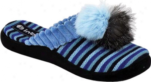 Inblu Cozy oPm Pom Stripe (women's) - Blue Stripe