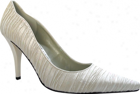 J .Renee Sana (women's) - White Pleated Satin