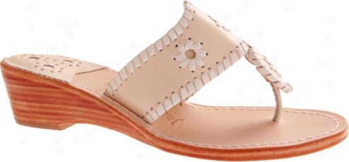 Jack Rogers Palm Beach Navajo Midwedge (women's) - Bone/ Happy