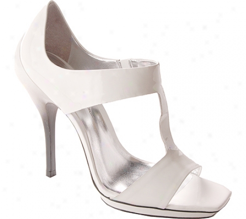 Jessica Simpson Jinkx (women's) - Bright White/patent/white/black Degrede Shiny