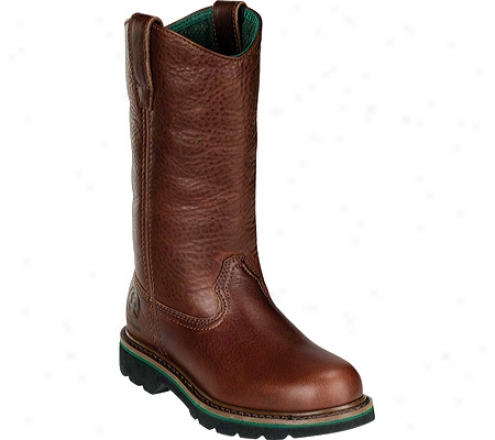 "john Deere Boots 11"" Safet6 Toe Wellington 3293 (women's) - Brown Walnut"