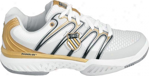 K-swiss Bigshot (women's) - White/black/gold