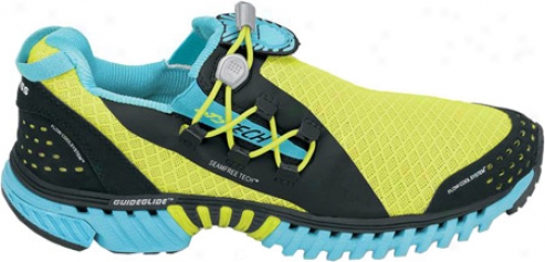 K-swiss Kwicky Qt2 (women's) - Optic Yellow/fiji Blue/black