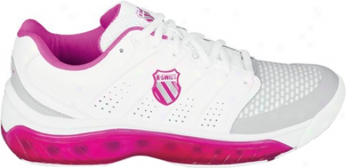 K-swiss Tubes Tennis 100 (women's) - White/magenta/gull Grey