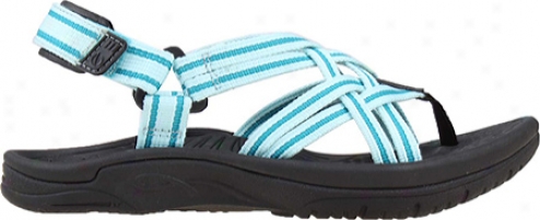 Kalso Earth Shoe Cozumel (women's) - Blue Nylon