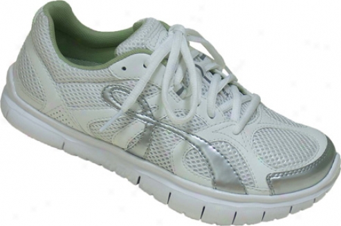 Kalso Earth Shoe Glide Vegan (women's) - Silver/white Microfiber