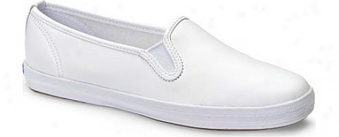 Keds Champion Slip On Leather (women's) - White