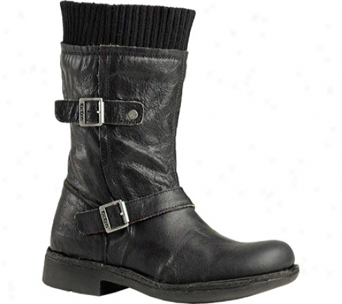 Kickers Defence It (women's) - Black Leather