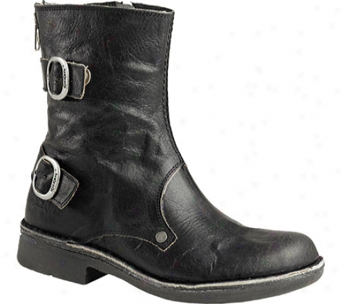 Kickers Rocket (women's) - Black Leather