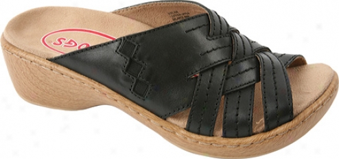 Klogs Figurative (women's) - Black Smooth