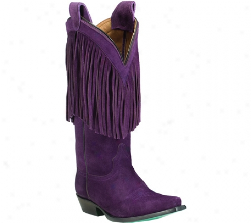 Lane Boots Phringe (women's) - Purple Sueds