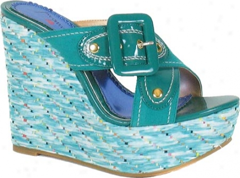 Luichiny Amil Ya (women's) - Turquoise Imisuede/imi Patent