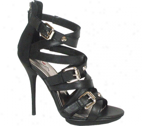 Luichiny To Die For (women's) - Black Leather/canvas