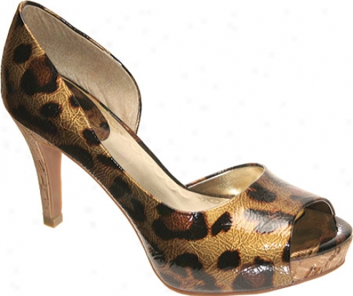 Madeline Gilda (women's) - Gold Leopard Pu