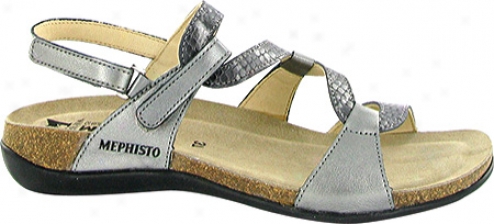 Mephisto Adelie (women's) - Steel Perl Calfskin/boa