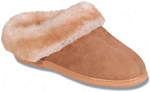 Minnetonka Sheepskin Mule (women's) - Tan