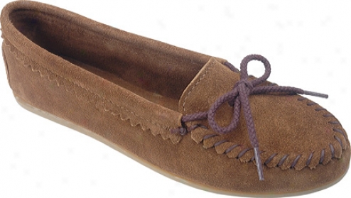 Minnetonka Skimmer Moc (women's) - Dusty Brown Suede