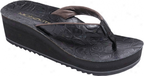 Moszkito 1105 Archy Wedge Tooled (women's) - Black