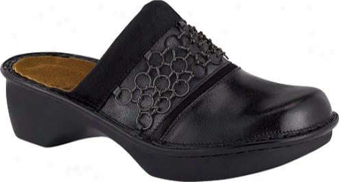 Naot Ankara (women's) - Black Madras/black Velvet Nubuck/armor Leather