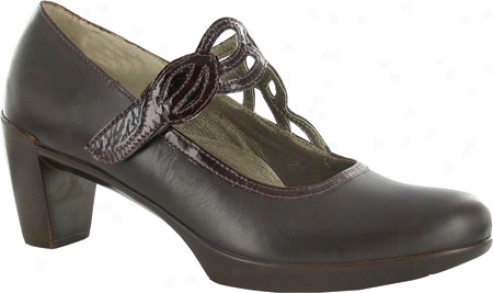 Naot Luma (women's) - Frdnch Roast Leather/wine Patent Leather