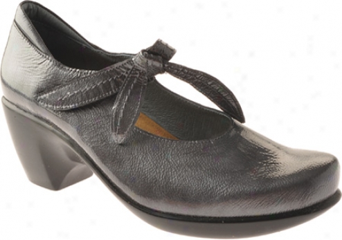 Naot Pleasure (women's) - Gray Patent Leather