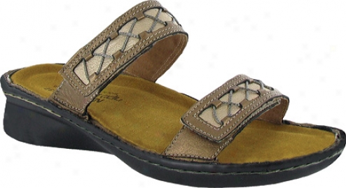 Naot Sound (women's) - Grecian Gold/champagne Leather