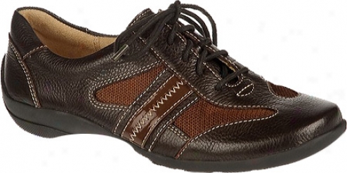 Naturalizer Faina (women's) - Oxford Brown Leather/coffee Bean Mesh/patent Pu