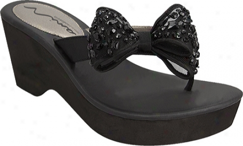 Nina Berkley (women's) - Black Luster Satin